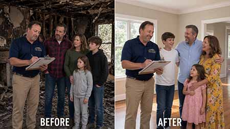 Cheltenham Restoration Property Damage Insurance Claims Public Adjuster Elkins Park Jenkintown Huntingdon Valley Rydal Meadowbrook Montgomery County Pennsylvania. Paul Definis assists homeowners and businesses with fire, water, storm, roof, theft and property insurance claims. Paul deploys restoration after your claim is approved. Call 610-721-4199.