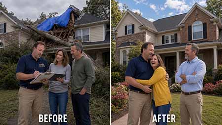 Cheltenham Restoration Property Damage Insurance Claims Public Adjuster Elkins Park Jenkintown Huntingdon Valley Rydal Meadowbrook Montgomery County Pennsylvania. Paul Definis assists homeowners and businesses with fire, water, storm, roof, theft and property insurance claims. Paul deploys restoration after your claim is approved. Call 610-721-4199.