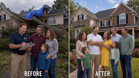 Cheltenham Restoration Property Damage Insurance Claims Public Adjuster Elkins Park Jenkintown Huntingdon Valley Rydal Meadowbrook Montgomery County Pennsylvania. Paul Definis assists homeowners and businesses with fire, water, storm, roof, theft and property insurance claims. Paul deploys restoration after your claim is approved. Call 610-721-4199.