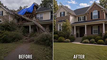 Cheltenham Restoration Property Damage Insurance Claims Public Adjuster Elkins Park Jenkintown Huntingdon Valley Rydal Meadowbrook Montgomery County Pennsylvania. Paul Definis assists homeowners and businesses with fire, water, storm, roof, theft and property insurance claims. Paul deploys restoration after your claim is approved. Call 610-721-4199.