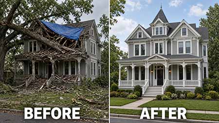Storm Damage Public Adjuster 19063 Media Rose Valley 19064 Springfield 19065 Moylan Delaware County Pennsylvania. Paul Definis assists homeowners and businesses with storm damage, wind damage, hail damage, roof damage, water damage and property insurance claims. Call 610-721-4199.
