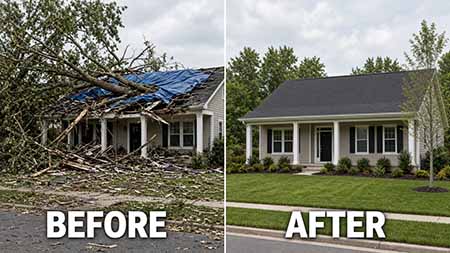 Storm Damage Public Adjuster 19063 Media Rose Valley 19064 Springfield 19065 Moylan Delaware County Pennsylvania. Paul Definis assists homeowners and businesses with storm damage, wind damage, hail damage, roof damage, water damage and property insurance claims. Call 610-721-4199.