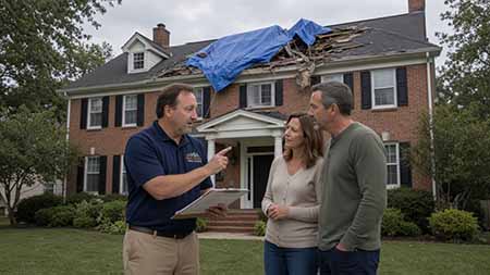 Storm Damage Public Adjuster 19063 Media Rose Valley 19064 Springfield 19065 Moylan Delaware County Pennsylvania. Paul Definis assists homeowners and businesses with storm damage, wind damage, hail damage, roof damage, water damage and property insurance claims. Call 610-721-4199.
