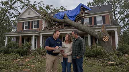 Storm Damage Public Adjuster 19063 Media Rose Valley 19064 Springfield 19065 Moylan Delaware County Pennsylvania. Paul Definis assists homeowners and businesses with storm damage, wind damage, hail damage, roof damage, water damage and property insurance claims. Call 610-721-4199.