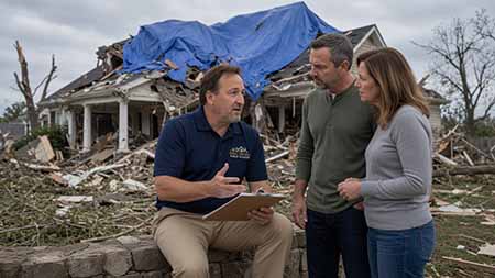 Storm Damage Public Adjuster 19063 Media Rose Valley 19064 Springfield 19065 Moylan Delaware County Pennsylvania. Paul Definis assists homeowners and businesses with storm damage, wind damage, hail damage, roof damage, water damage and property insurance claims. Call 610-721-4199.